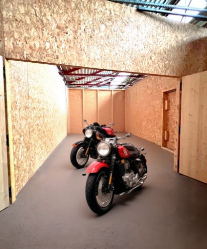 DB Box Stockage - stockage et hivernage véhicule deux roues, motos, scooters, vélos